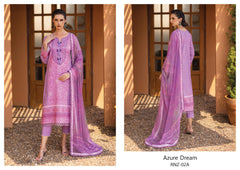 Mushq Azalea Lawn Collection Azure Dream RNZ-02A