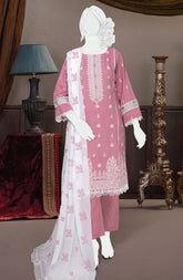 Chilman Embroidered Slub Lawn Collection'24 D 04