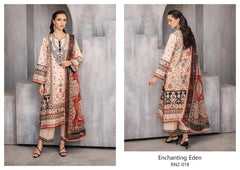 Mushq Azalea Lawn Collection Enchanting Eden RNZ-01B