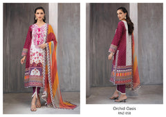 Mushq Azalea Lawn Collection Orchid Oasis RNZ-05B