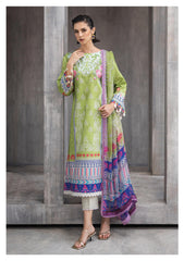 Mushq Azalea Lawn Collection Serene Seafoam RNZ-08B