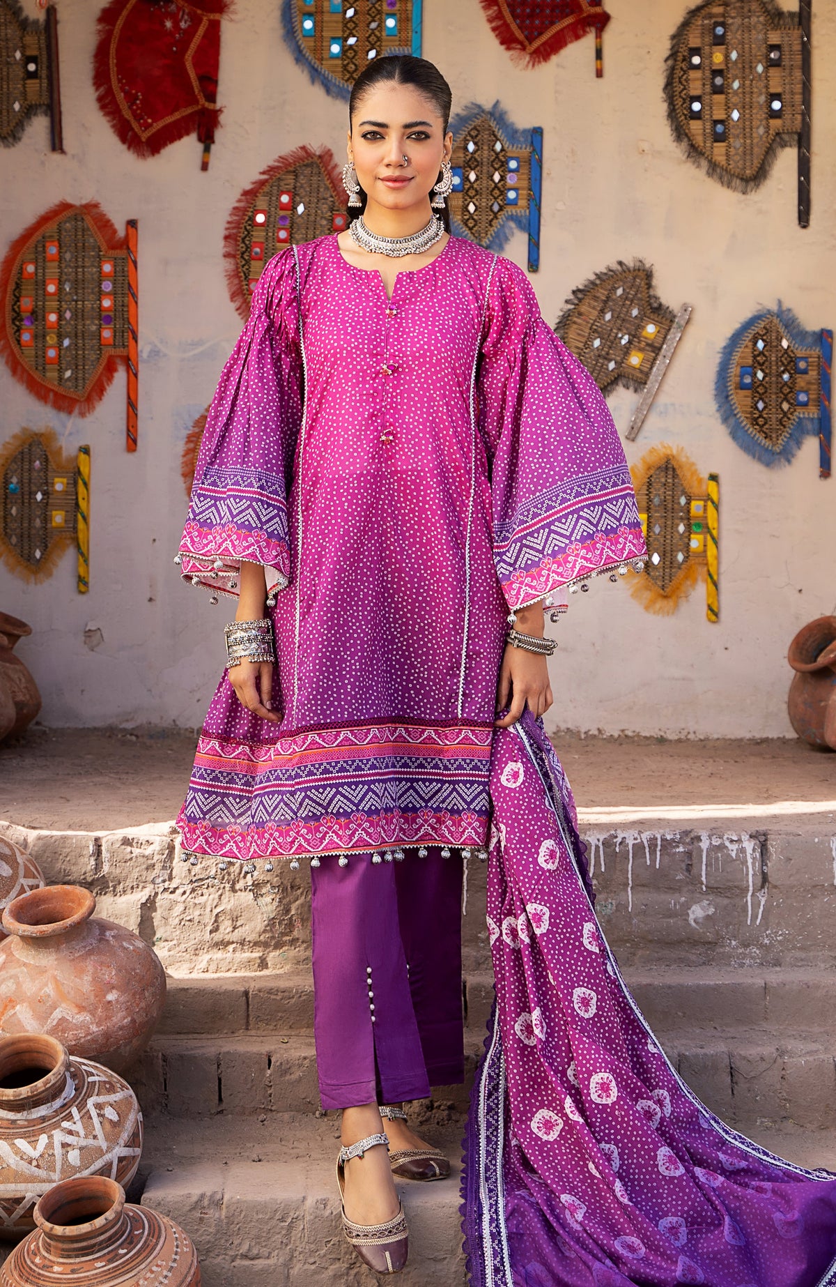 MONSOON - Heritage Series Chunri BY AL ZOHAIB Design 10