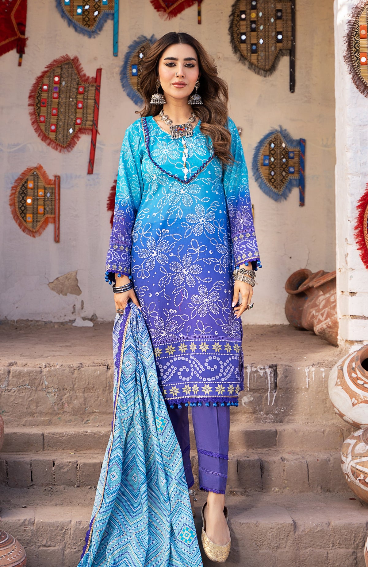 MONSOON - Heritage Series Chunri BY AL ZOHAIB Design 09