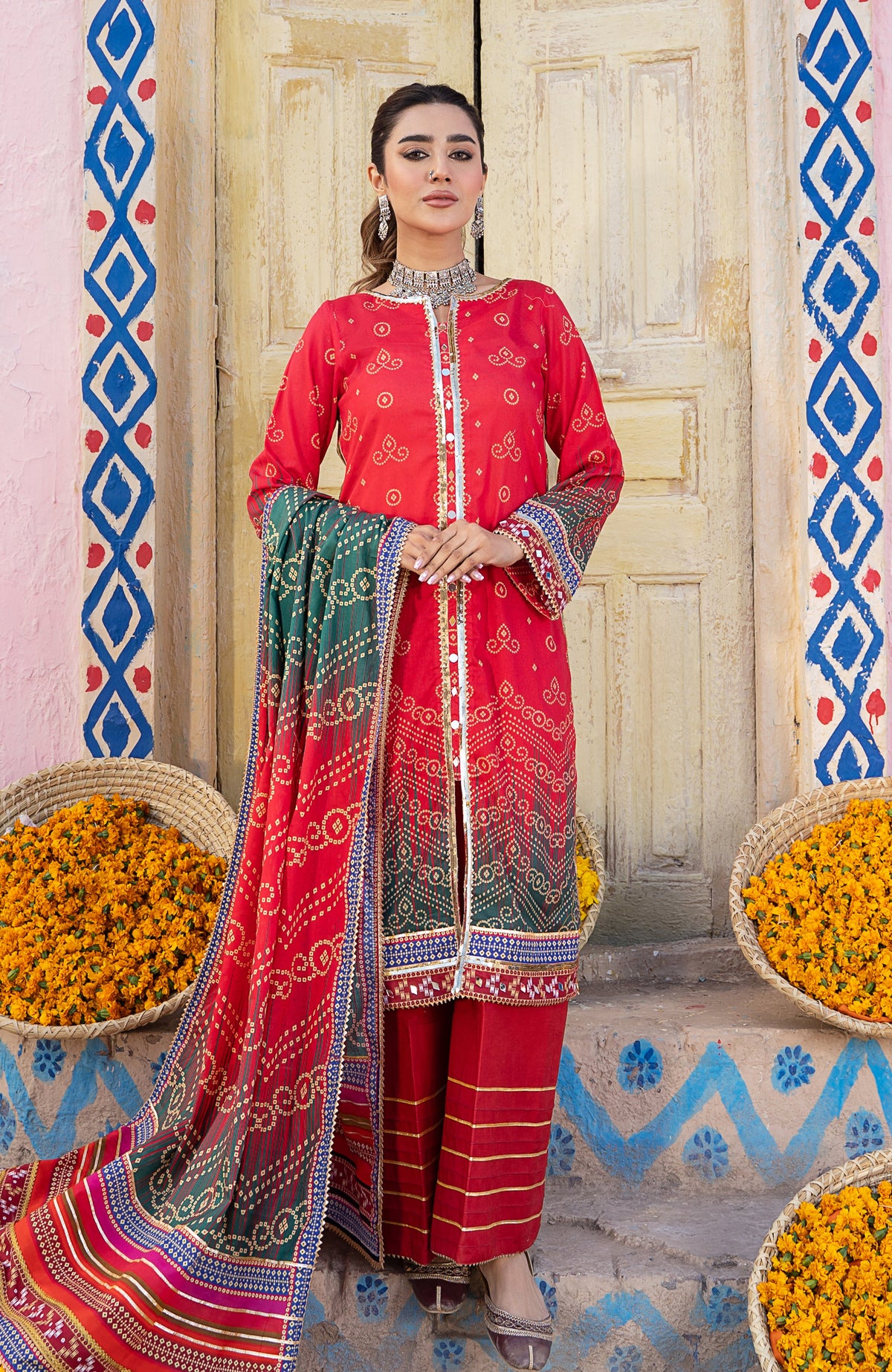 MONSOON - Heritage Series Chunri BY AL ZOHAIB Design 03