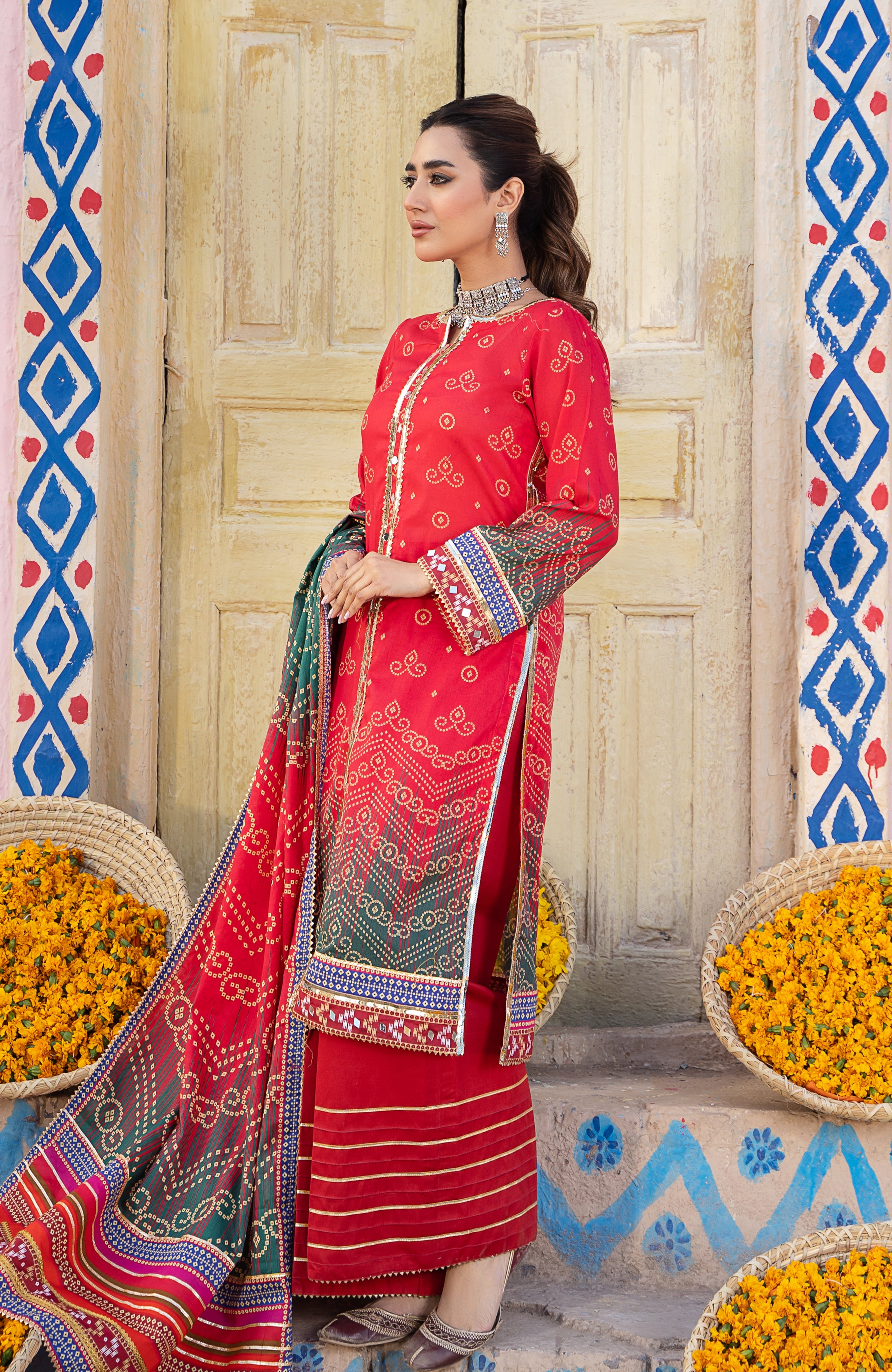 MONSOON - Heritage Series Chunri BY AL ZOHAIB Design 03