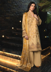 Zimal Hand Embroidered Jacquard Shawl HZ 04