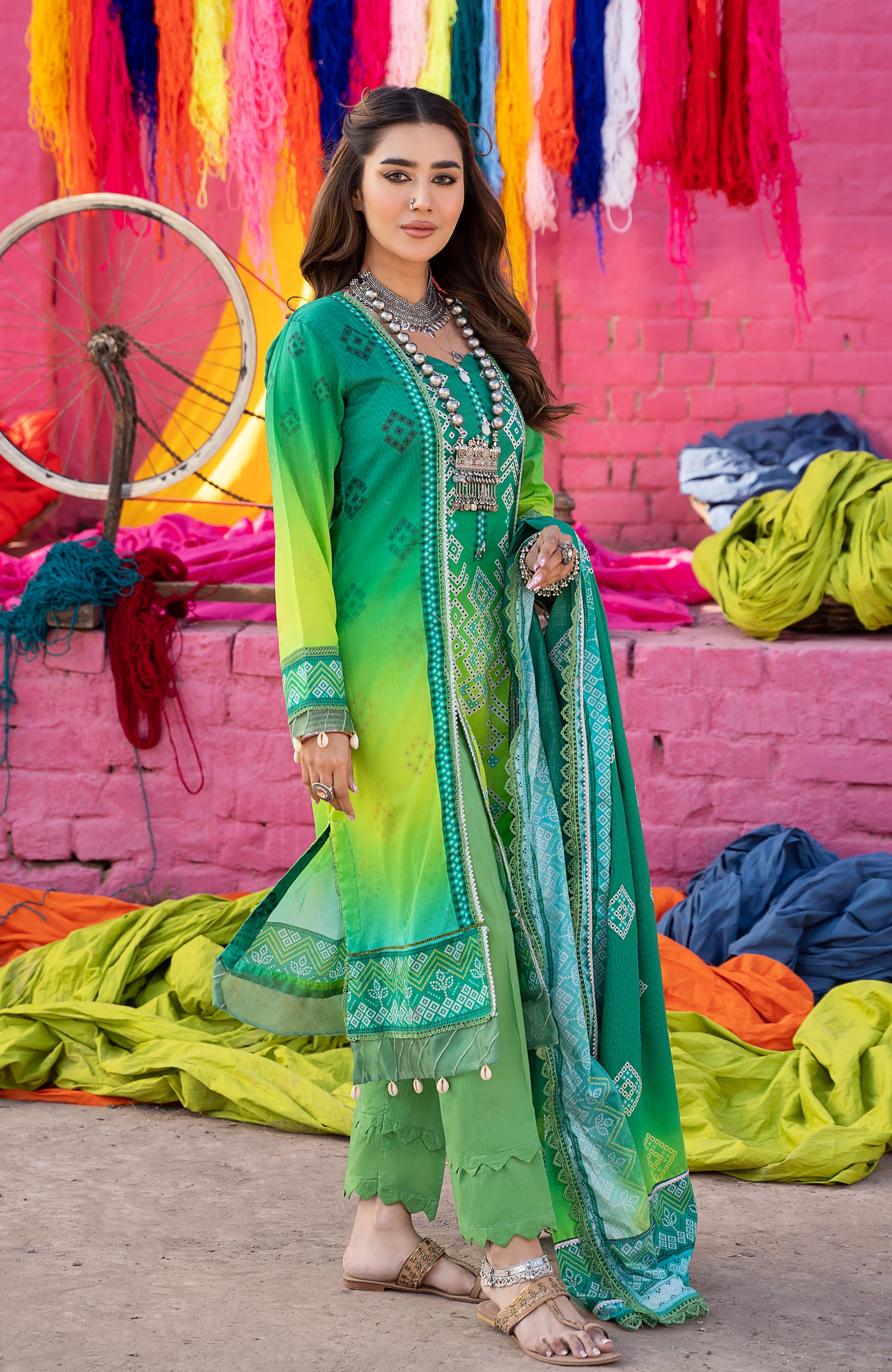 MONSOON - Heritage Series Chunri BY AL ZOHAIB Design 06