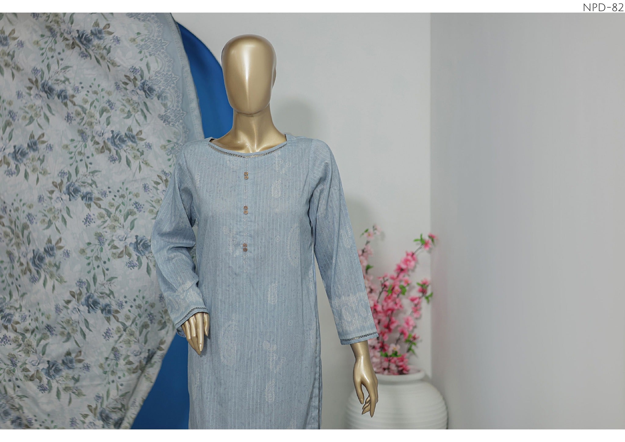 HZ NAYAB DIGITAL PRINTED DORIYA VOILE LAWN DUPATTA COLLECTION NPD-82