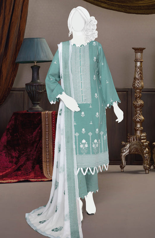 Chilman Embroidered Slub Lawn Collection'24 D 07