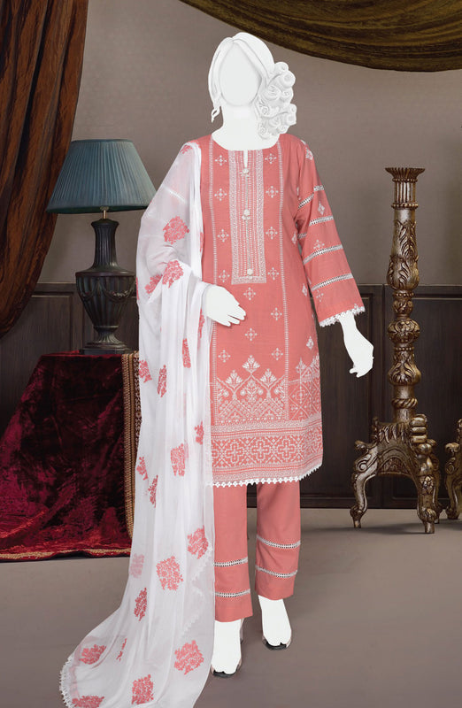 Chilman Embroidered Slub Lawn Collection'24 D 06