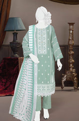 Chilman Embroidered Slub Lawn Collection'24 D 02