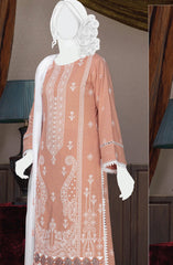 Chilman Embroidered Slub Lawn Collection'24 D 01