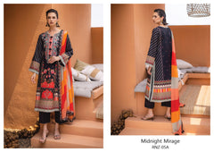 Mushq Azalea Lawn Collection Midnight Mirage RNZ-05A