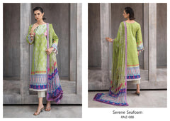 Mushq Azalea Lawn Collection Serene Seafoam RNZ-08B